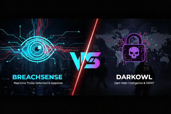 Breachsense vs DarkOwl: Dark Web Monitoring Compared